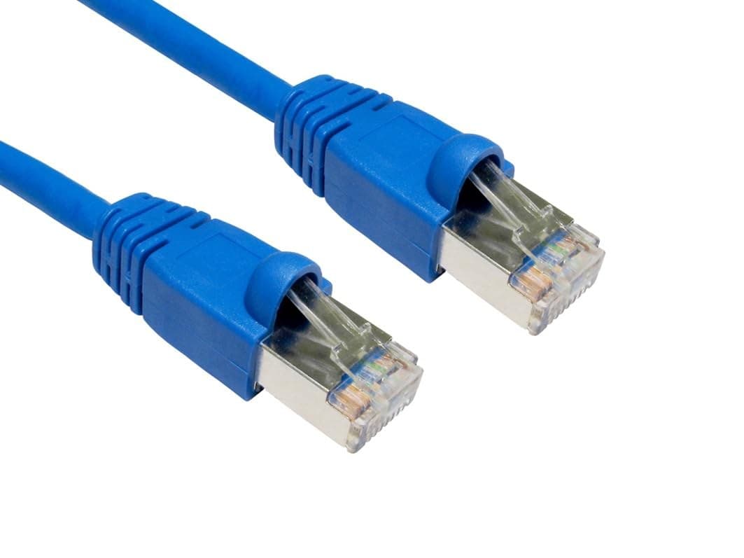 Cables Direct - Patch cable - RJ-45 (M) - RJ-45 (M) - 2 m - STP - (CAT 6) - snagless booted - blue