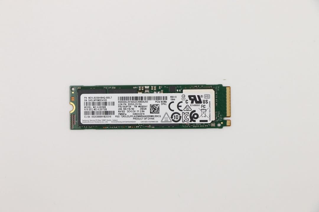 SSD M.2 2280 PCIe NVMe 256GB - Image 1