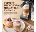 Breville Prima Latte Luxe VCF166 Coffee Machine Black & Silver thumbnail 3
