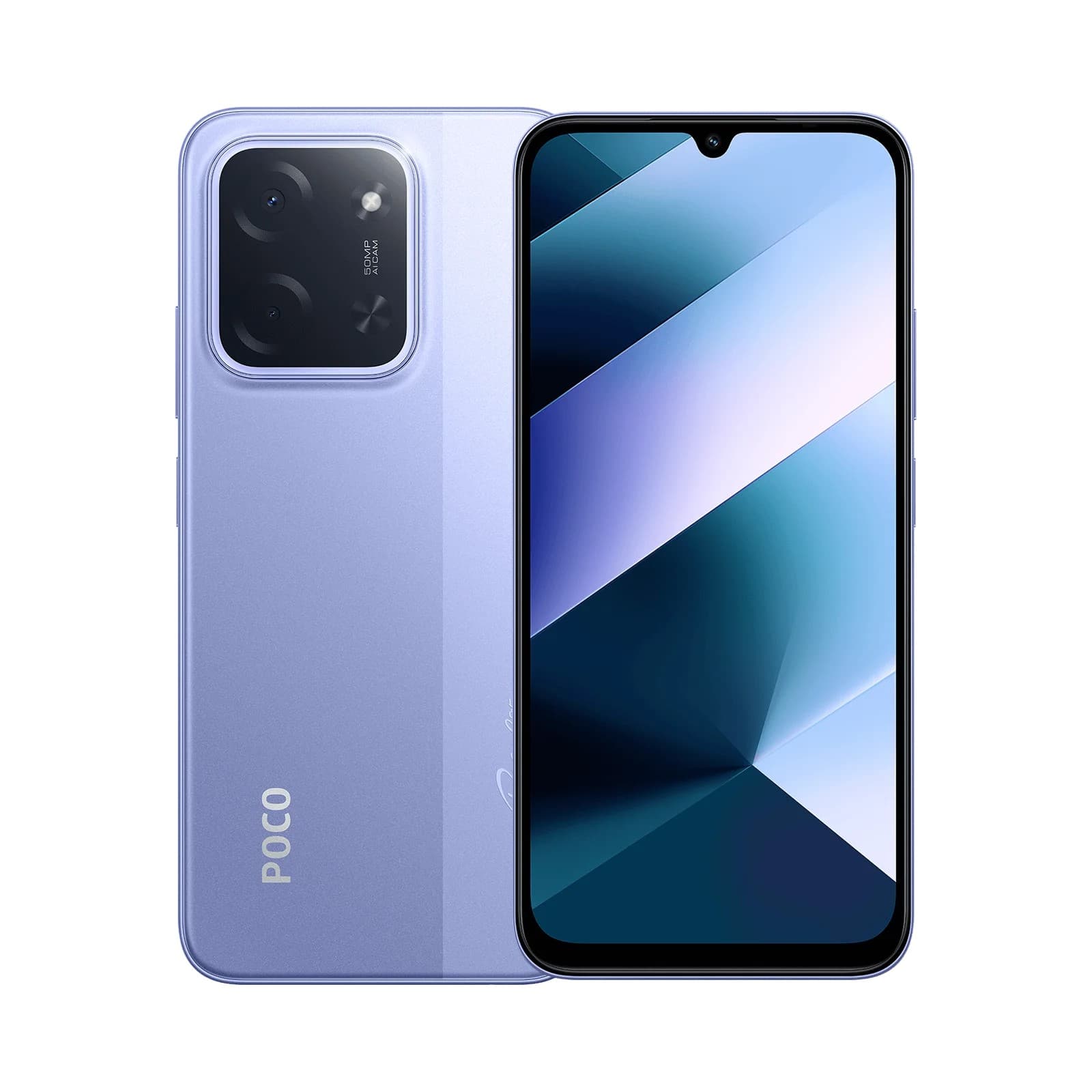 POCO C65 Smartphone 8GB RAM 256GB Storage MediaTek Helio G85 6.74” 90Hz UK Version - Purple