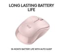 Logitech M240 Silent Bluetooth Mouse - Rose thumbnail 4