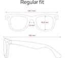 RAY-BAN Meta Wayfarer (Gen 2) Glasses - Shiny Black with Green Lenses thumbnail 2