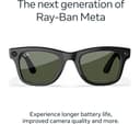 RAY-BAN Meta Wayfarer (Gen 2) Glasses - Shiny Black with Green Lenses thumbnail 7