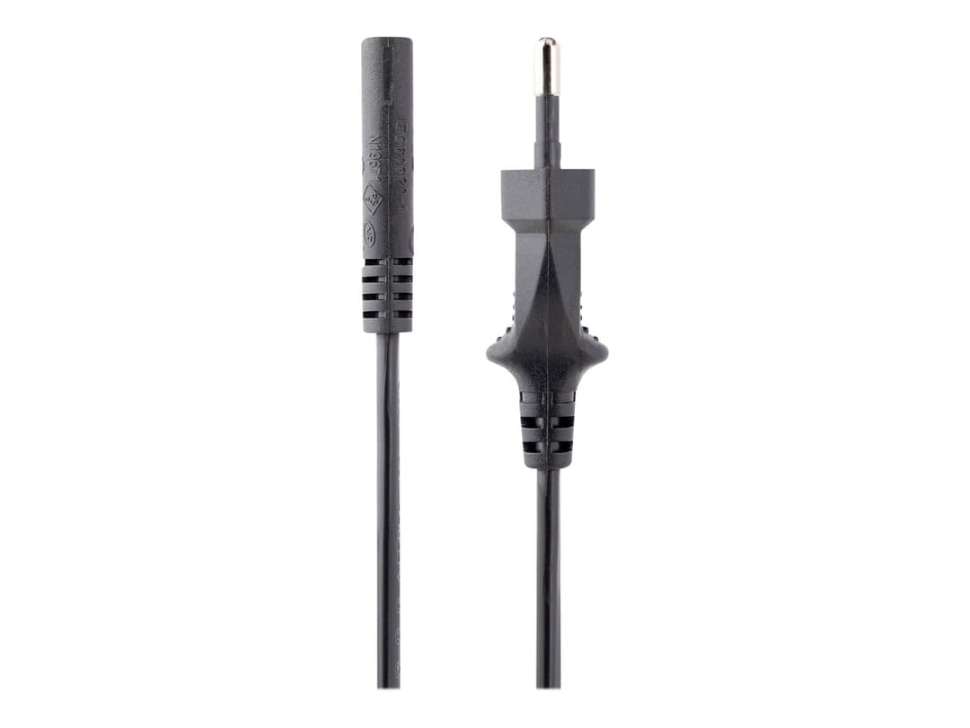 StarTech PXTNB2SEU1M Power Cable 1m Black - Image 1