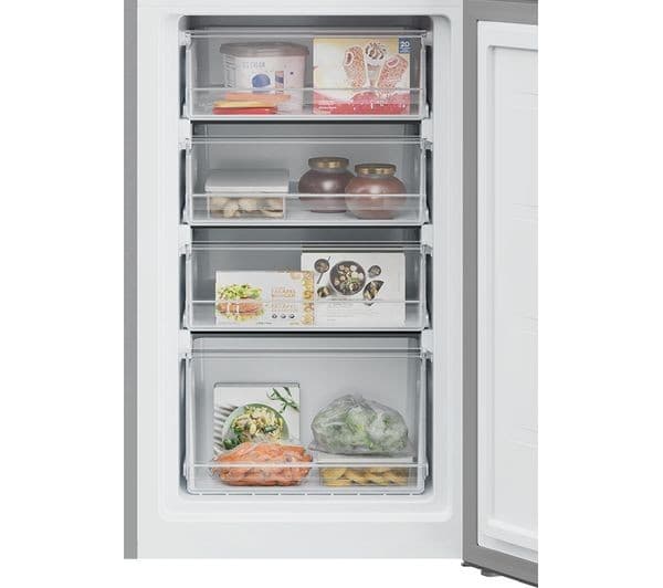HOOVER HOCT3L517EWSK-1 50/50 Fridge Freezer - Silver - Image 10