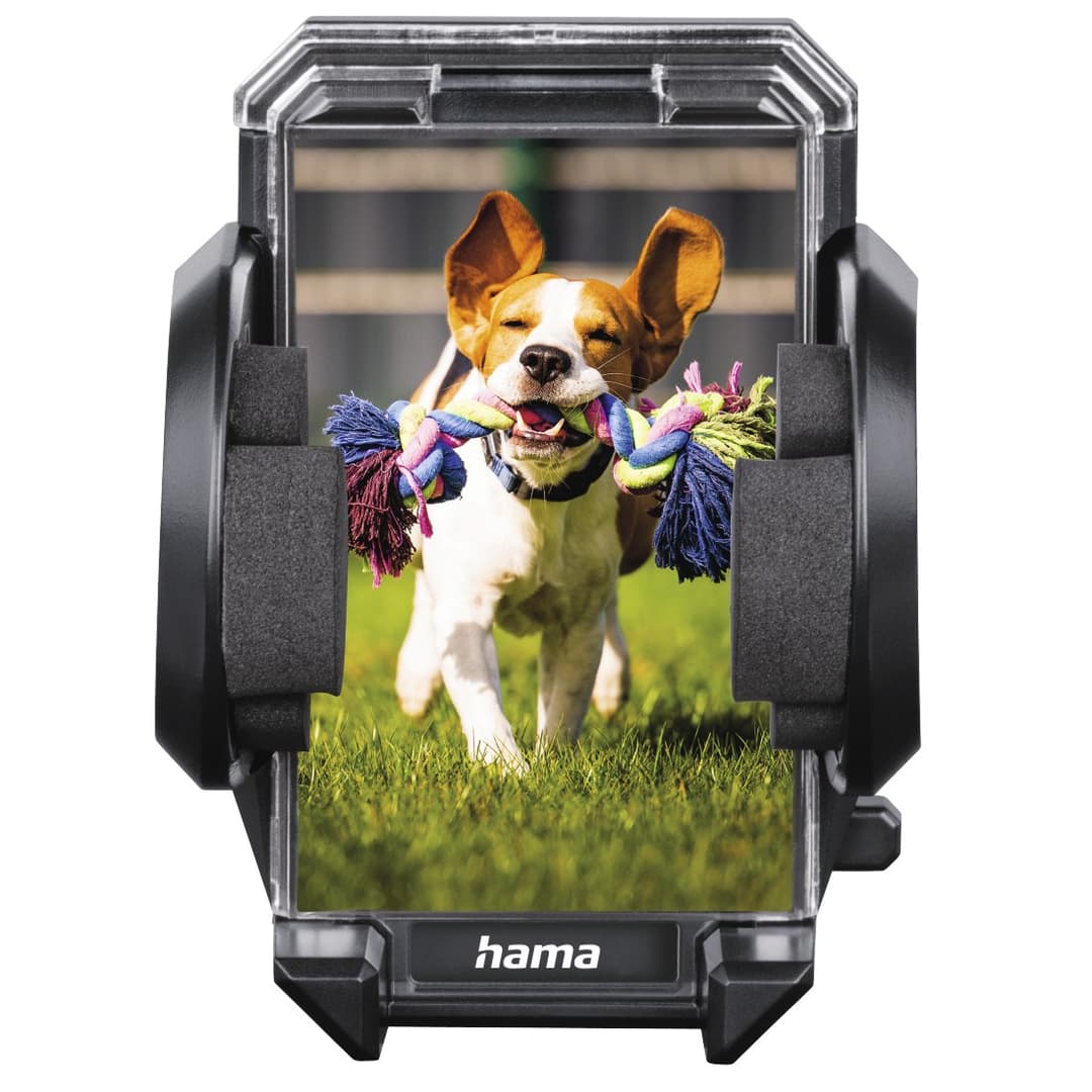 Hama Multi 2-in-1 Car Phone Holder Set, Air Vent and Windscreen Mount, Black - Image 4
