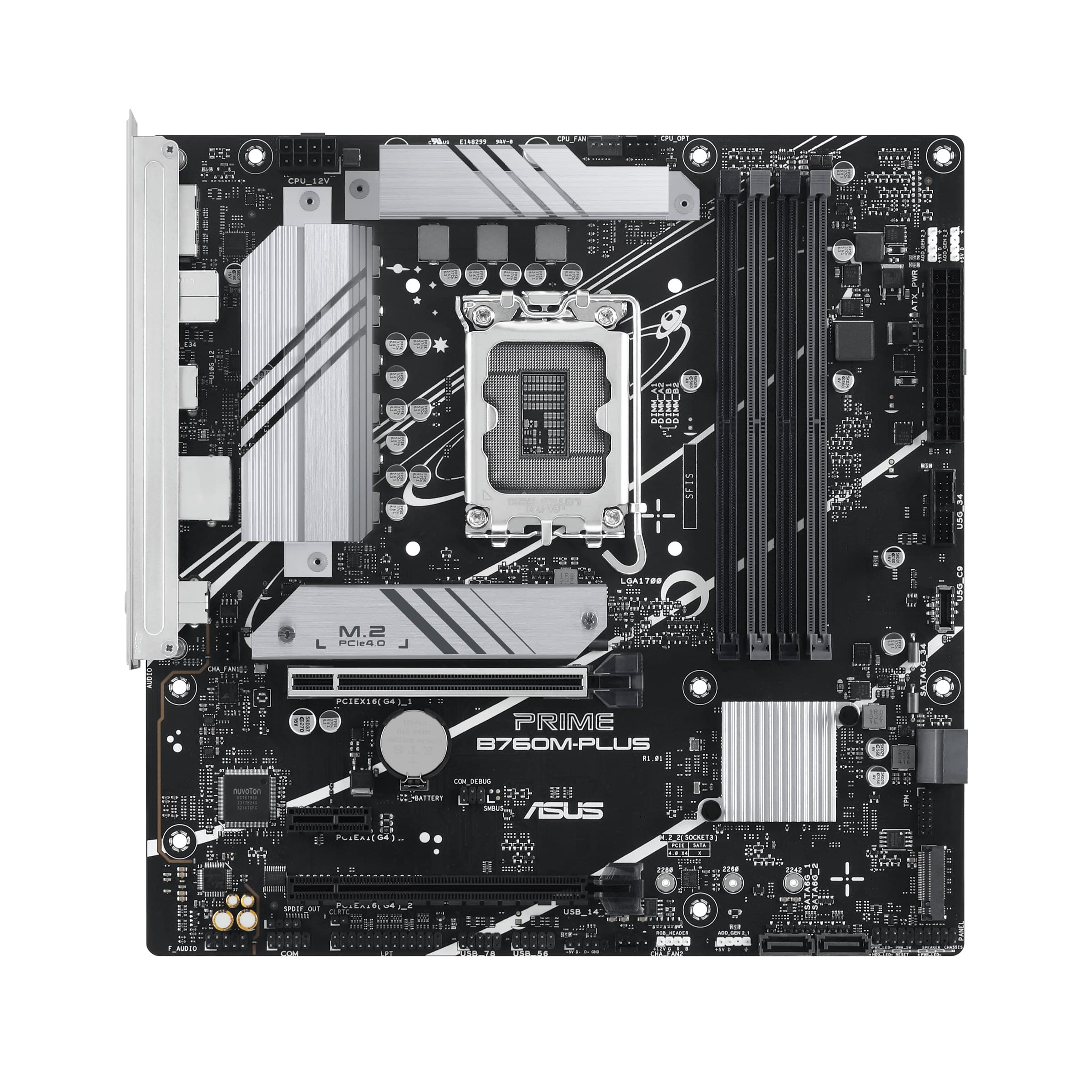ASUS PRIME B760M-PLUS Intel B760 LGA 1700 DDR5 micro ATX Motherboard