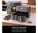 Ninja DZ300UK Dual Zone Air Fryer Gunmetal Grey thumbnail 10