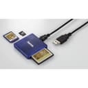 Hama 00124131 card reader USB 2.0 Blue thumbnail 4