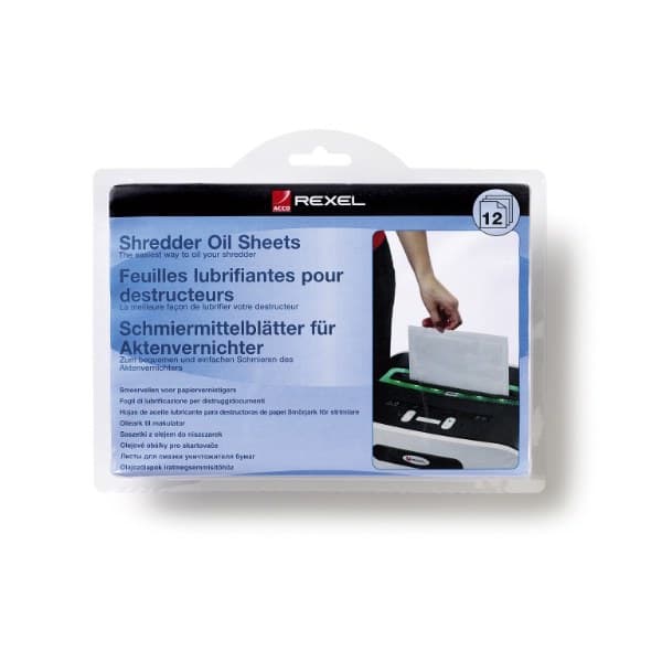 Rexel Shredder Oil Sheets (pack of 12) - Image 3