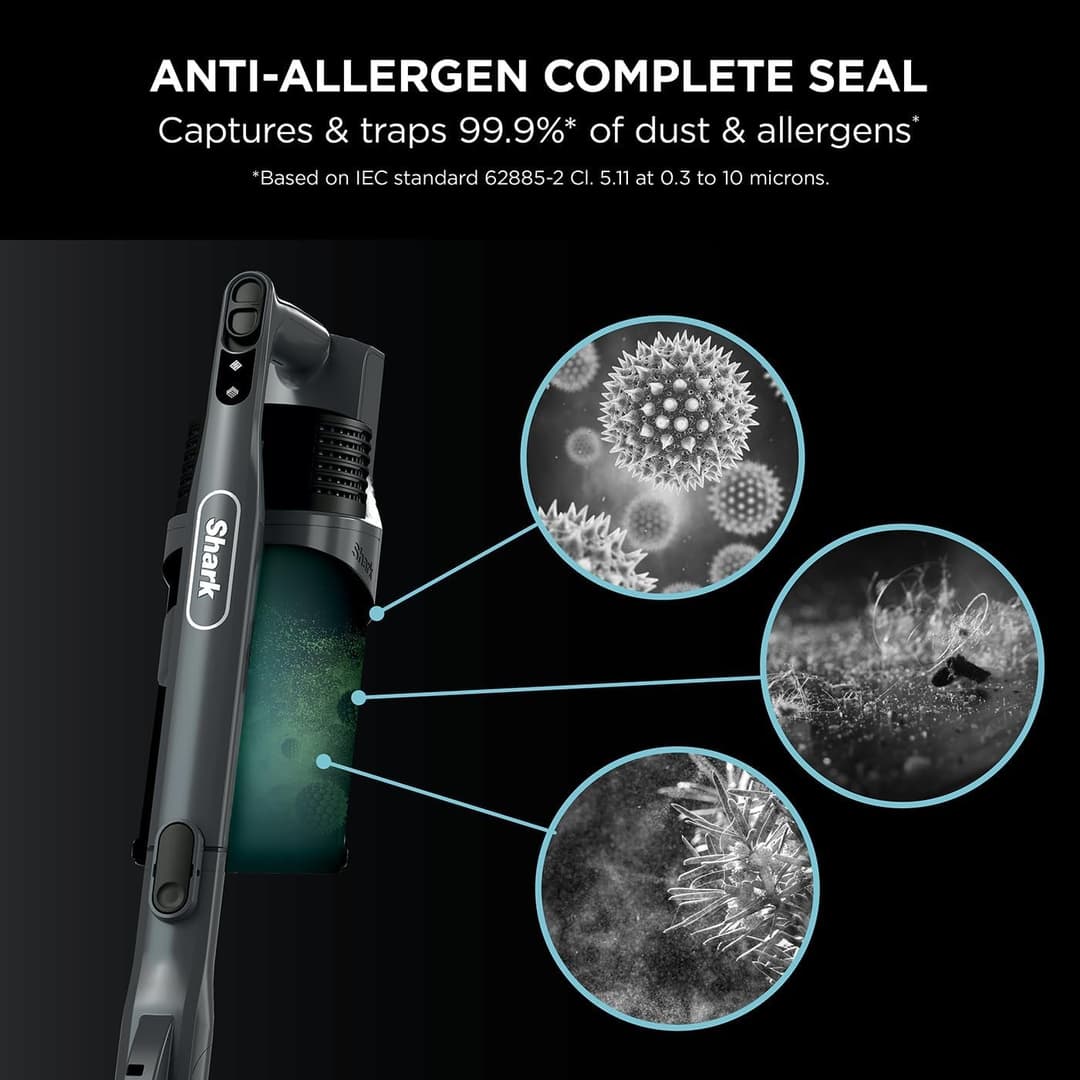 Shark Anti Hair Wrap Cordless Stick Vacuum Cleaner Black - Image 8