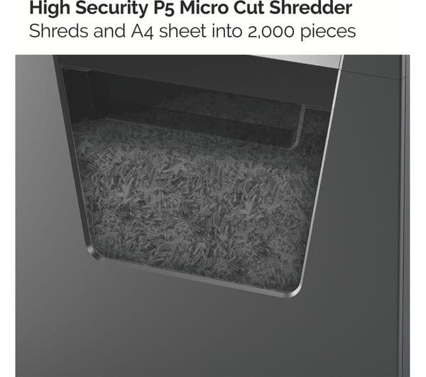 REXEL Momentum M510 Micro Cut Paper Shredder - Image 4