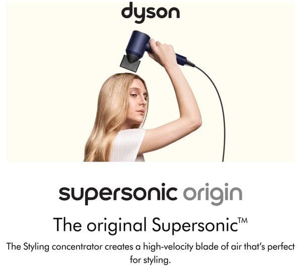 DYSON Supersonic Origin Hair Dryer - Prussian Blue & Rich Copper - Image 4