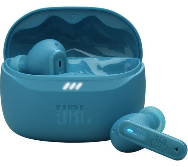 JBL Tune Beam 2 True Wireless Noise-Cancelling Earbuds - Turquoise - Image 1