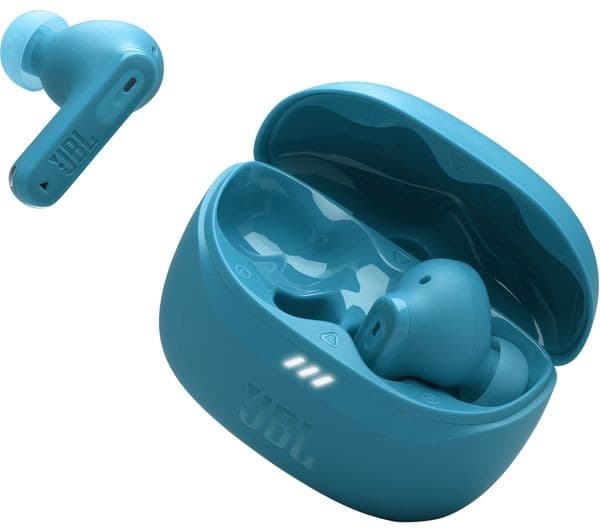 JBL Tune Beam 2 True Wireless Noise-Cancelling Earbuds - Turquoise - Image 2