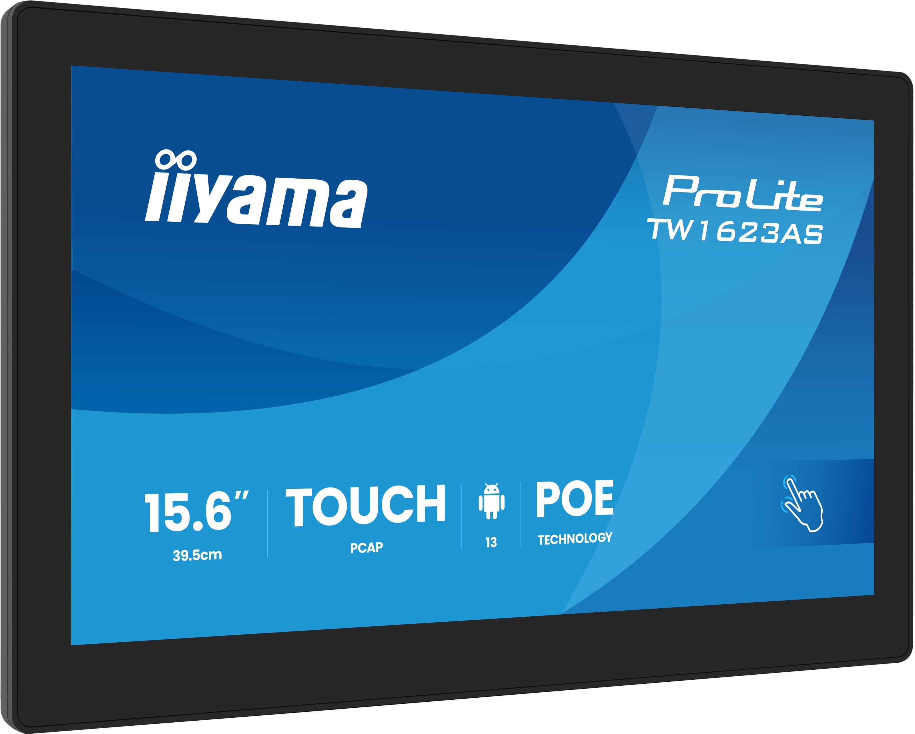 iiyama ProLite TW1623AS-B3P 15.6" Full HD PCAP 10-Point Touchscreen Panel PC with Android - Black