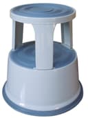 Q-Connect Dark Metal Step Stool - Grey thumbnail 1
