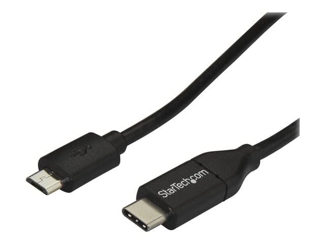 StarTech USB-C to Micro USB Cable 2m Black - Image 3