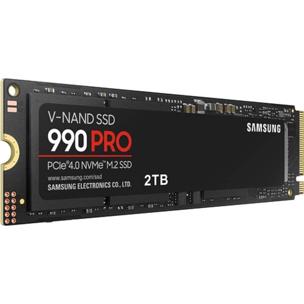 Samsung 990 PRO M.2 PCIe 4.0 NVMe Solid State Drive - Black - Image 1