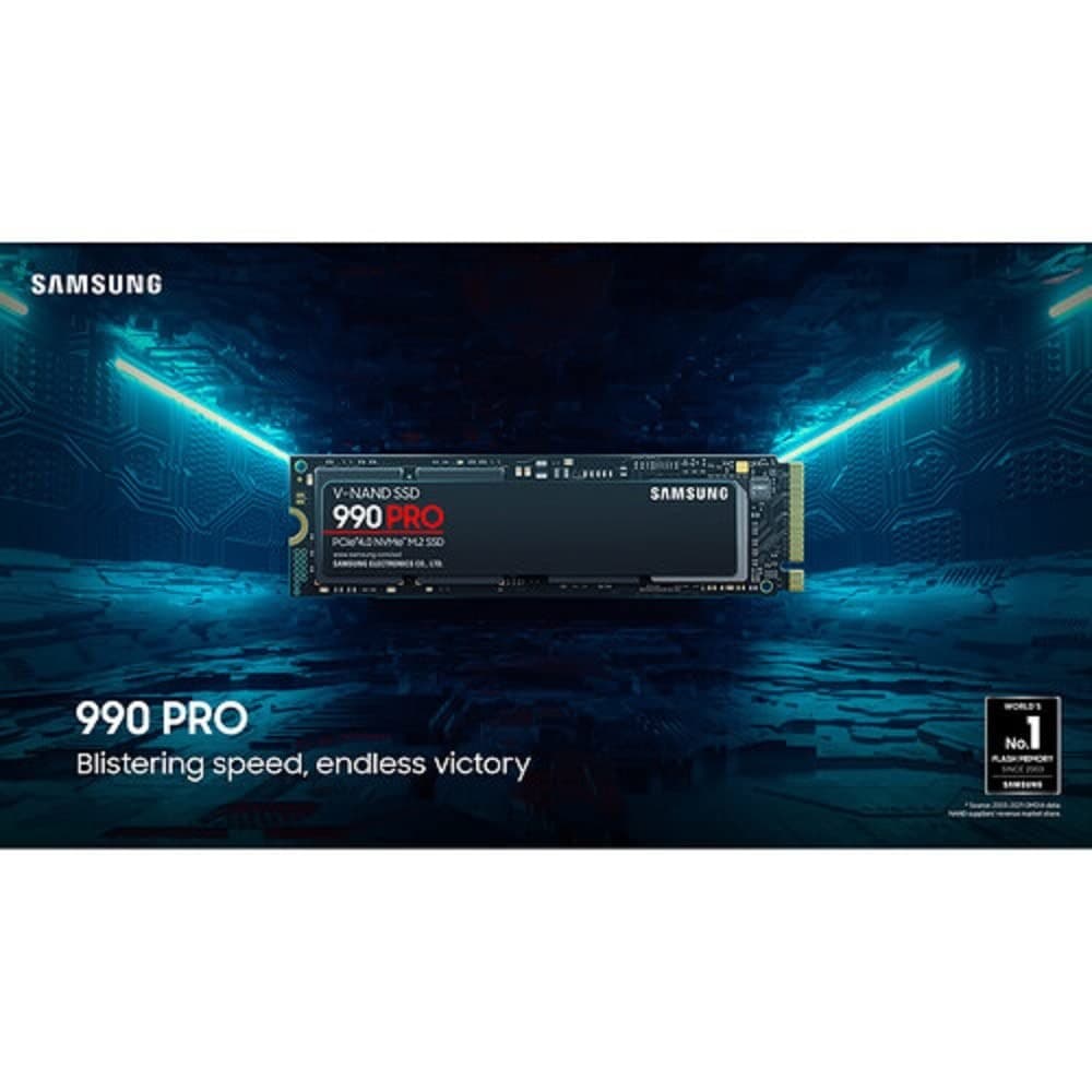 Samsung 990 PRO M.2 PCIe 4.0 NVMe Solid State Drive - Black - Image 2