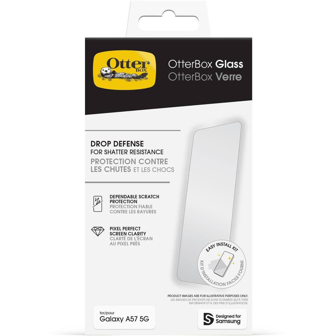 OtterBox Glass Screen Protector for Samsung Galaxy A57 5G - Image 1
