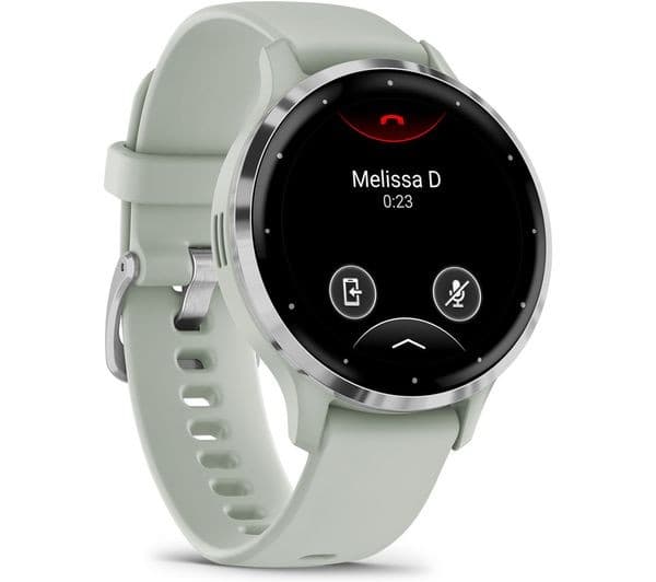 Garmin Venu 3S Smartwatch 41mm Silver & Sage Grey - Image 3