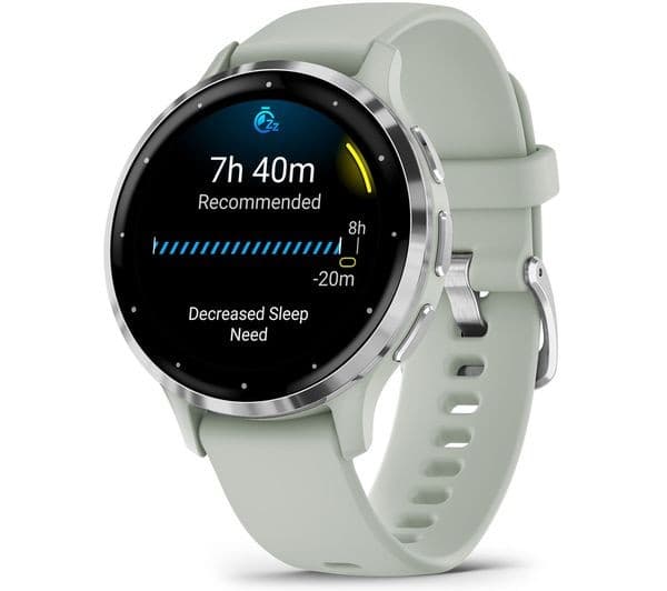 Garmin Venu 3S Smartwatch 41mm Silver & Sage Grey - Image 10