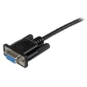 StarTech.com 1m Black DB9 RS232 Serial Null Modem Cable F/F thumbnail 2