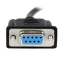 StarTech.com 1m Black DB9 RS232 Serial Null Modem Cable F/F thumbnail 3