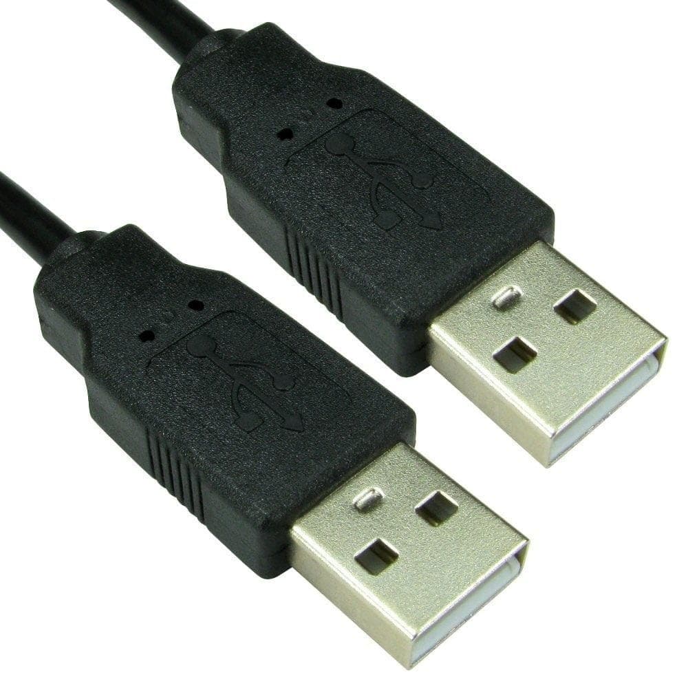 Cables Direct CDL-012-5.0 5m USB 2.0 Type A Male to Type A Male Cable - Black