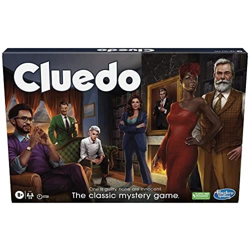 Hasbro Gaming Cluedo Board Game for Children Aged 8 and up Reimagined Classic for 2-6 Players & Jenga Classic Children's Game That Promotes Reaction