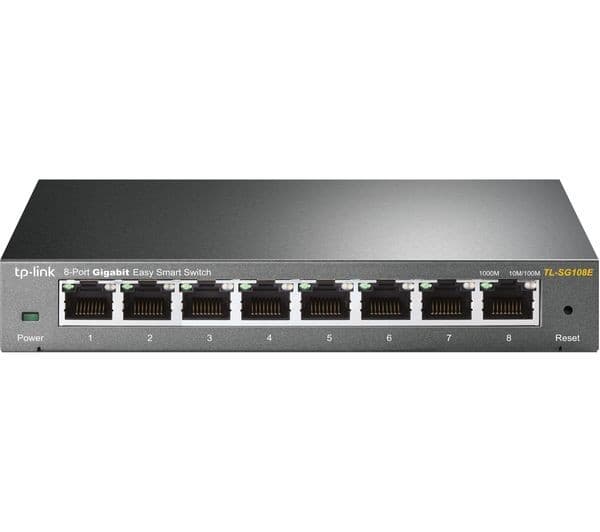 TP-LINK TL-SG108E Network Switch Grey