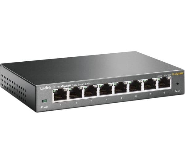 TP-LINK TL-SG108E Network Switch Grey - Image 2