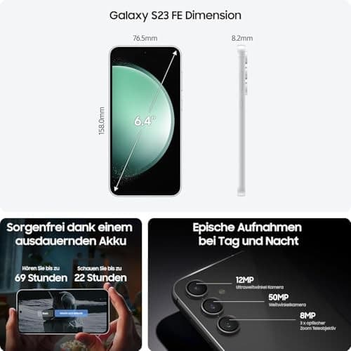 Samsung Galaxy S23 FE 5G 8GB 128GB Dual SIM Smartphone - Mint - Image 4