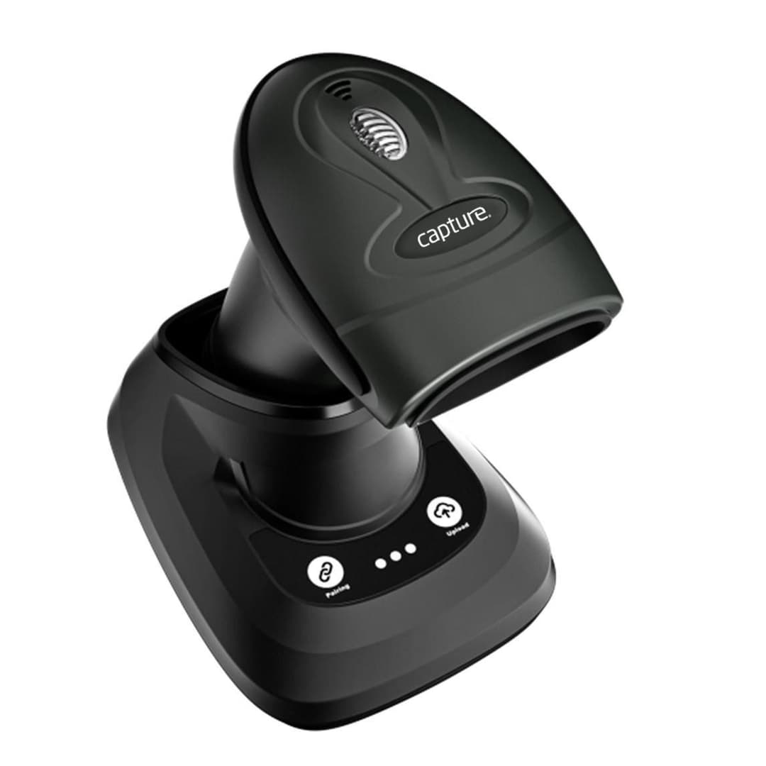 Capture CA-SC-10210B Viper Bluetooth Wireless 1D/2D Barcode Scanner with Smart Cradle Kit - Image 1
