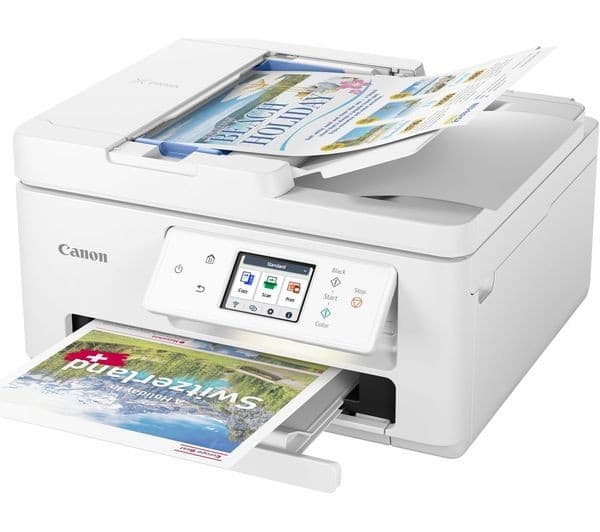 Canon PIXMA TS7750i Wireless 3 in 1 A4 Inkjet Printer - White - Image 2