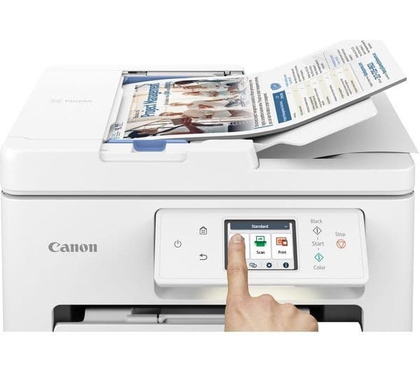 Canon PIXMA TS7750i Wireless 3 in 1 A4 Inkjet Printer - White - Image 3