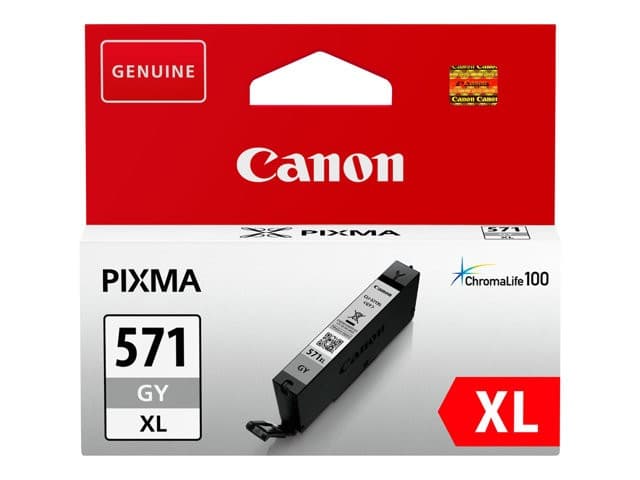 Canon CLI-571XL High Yield Ink Cartridge - Grey - Image 2