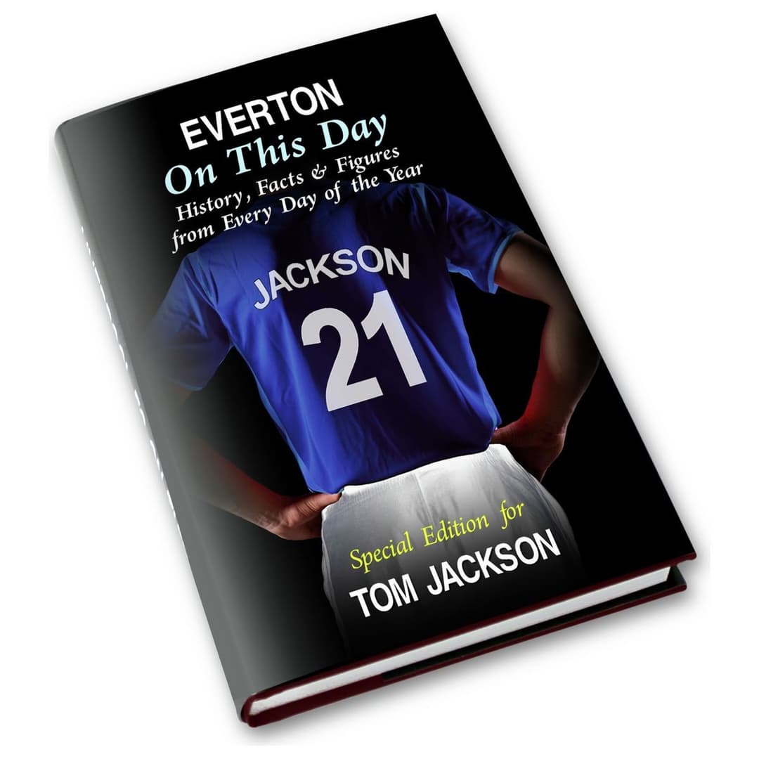 Personalised Message Everton On This Day Book - Image 1