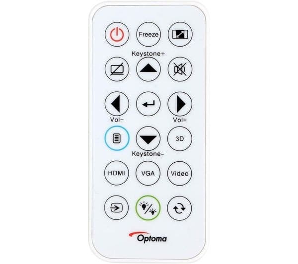 Optoma H190X HD Ready 3900 Lumens DLP Home Cinema Projector Black - Image 2