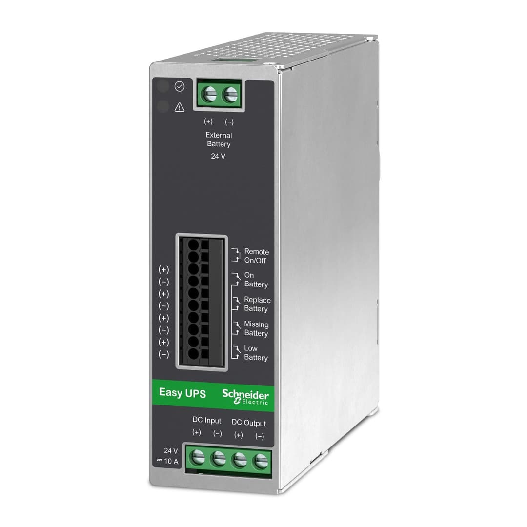 APC BVS480XDPDR 24V DC UPS – 480Watt, 24V, 20A, DIN-Rail mounting, Power Module without battery - Image 1