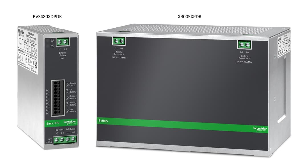 APC BVS480XDPDR 24V DC UPS – 480Watt, 24V, 20A, DIN-Rail mounting, Power Module without battery - Image 2