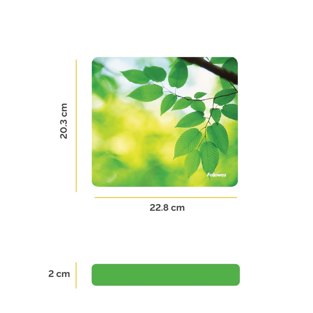 Fellowes Earth Series Mousepad Leaves - Image 2