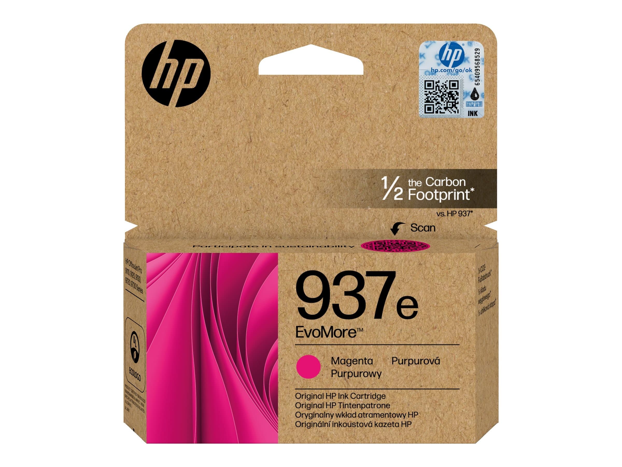 HP 937e EvoMore - magenta - original - ink cartridge