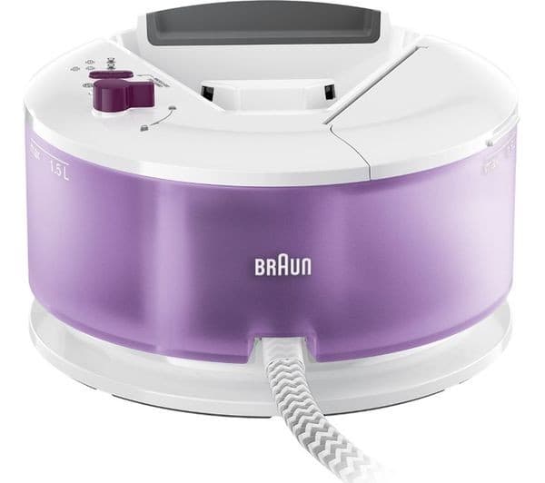 BRAUN CareStyle Compact IS2144.VI Steam Generator Iron - White & Purple - Image 3