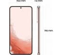 Samsung Galaxy S22 5G 128GB 8GB RAM Smartphone - Pink Gold thumbnail 3