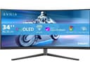 PHILIPS Evnia 34M2C6500/00 Wide Quad HD 34" 175Hz Curved QD-OLED Gaming Monitor - Dark Slate thumbnail 1