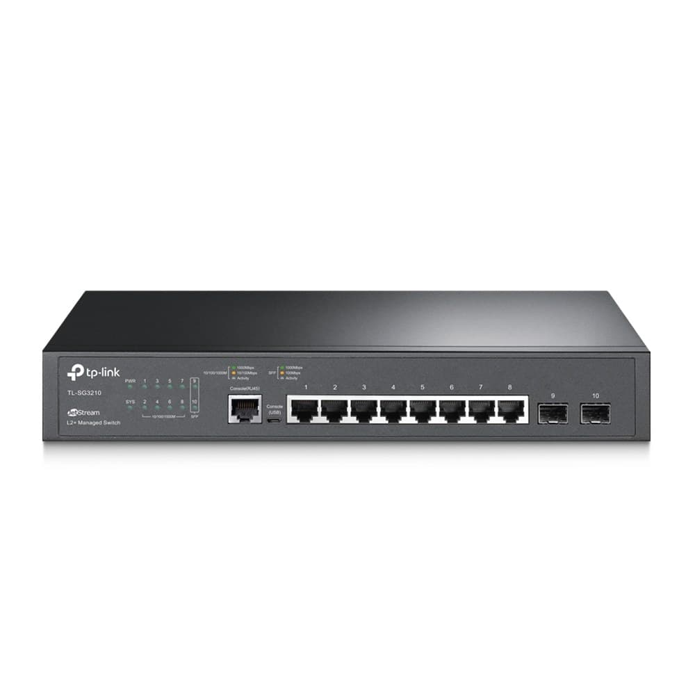 TP-Link JetStream 8-Port Gigabit L2+ Managed Switch with 2 SFP Slots - Image 1