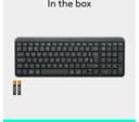 Logitech K250 Wireless Keyboard Graphite thumbnail 4