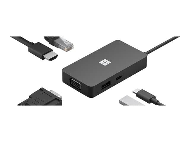 Microsoft Surface USB-C Travel Hub Black - Image 2